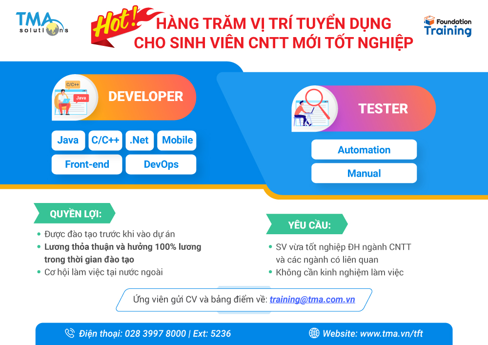 Tuyen dung Fresher - Q4 2021 - All positions