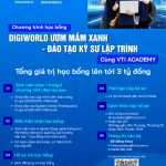 Thông báo chương trình học bổng “Digiworld Ươm mầm xanh – Đào tạo kỹ sư lập trình” từ VTI Academy thuộc tập đoàn VTI