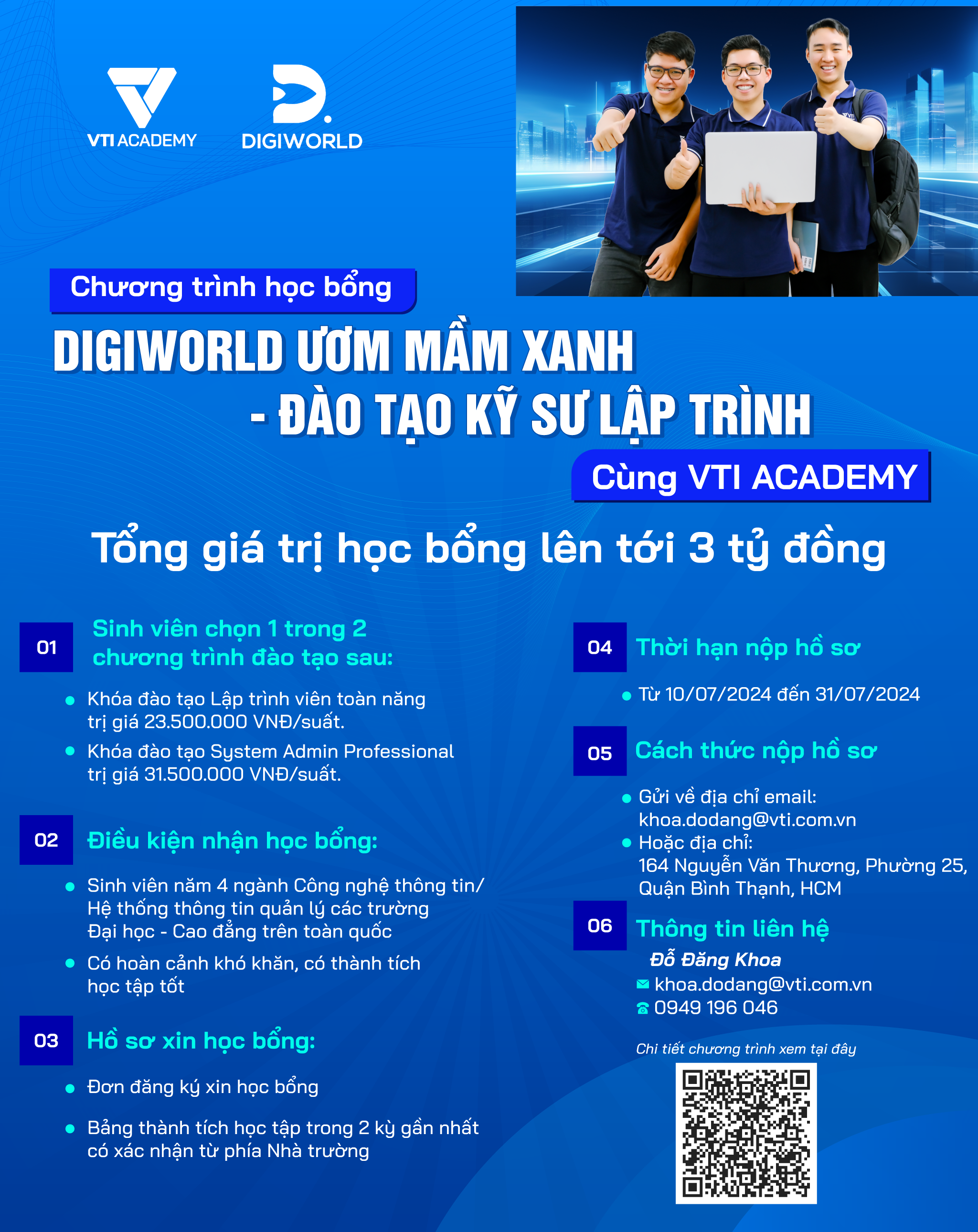 01. VTI Academy_Poster Giới thiệu về học bổng